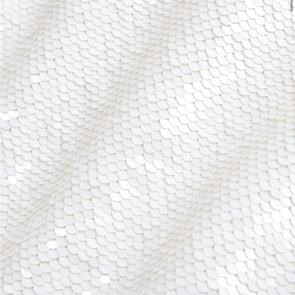 White sequin mini skirt - Picture 2 of 2